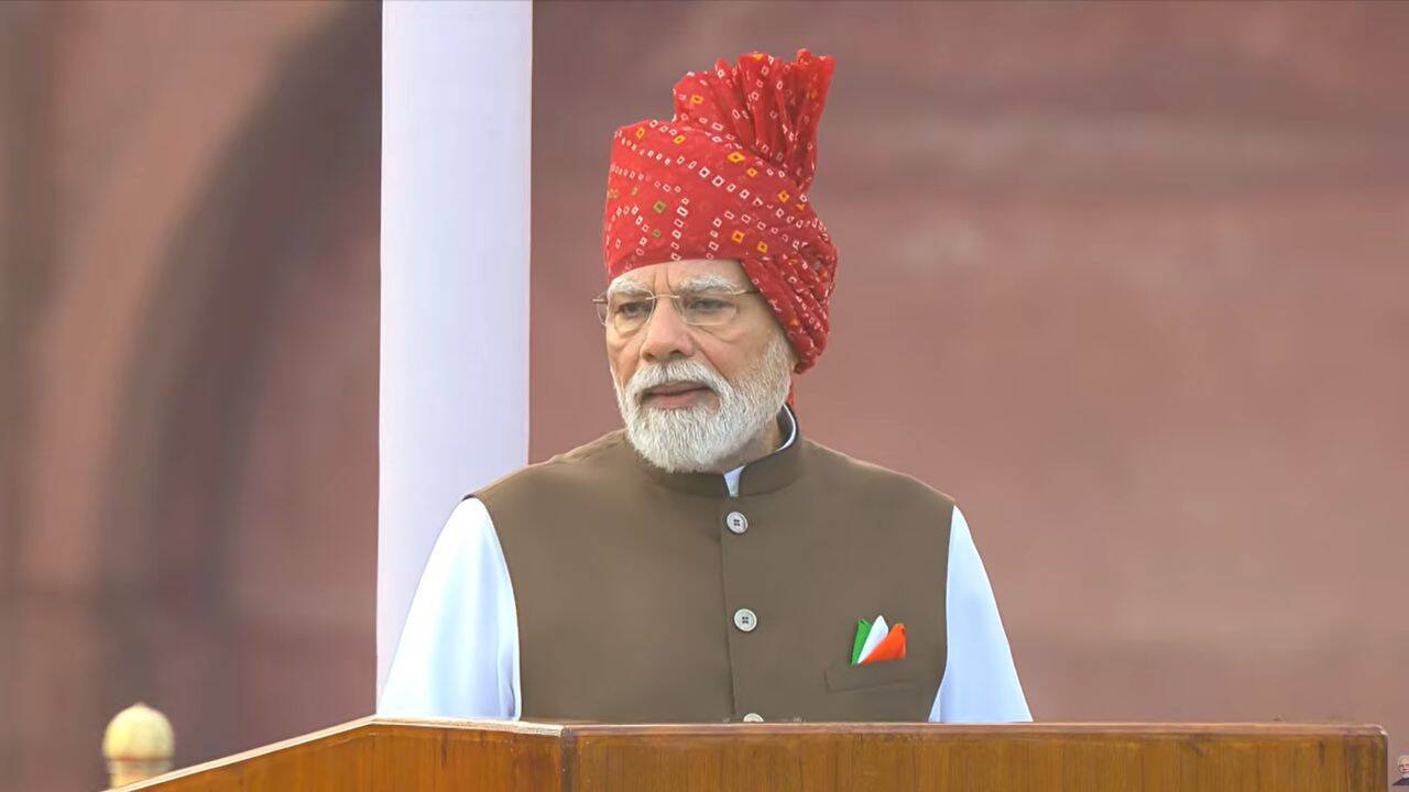 'Tricolour flies in every home & dwells in every mind': PM Modi from Red Fort - top quotes