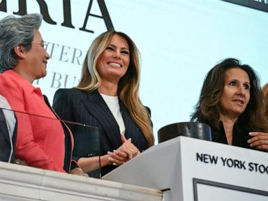 Melania Trump rings NYSE opening bell to launch new women's initiative Imperia