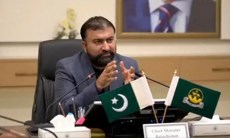 Balochistan CM Bugti calls on violent elements to opt for talks