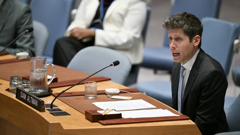 AI development needs 'extreme care', OpenAI boss tells UN