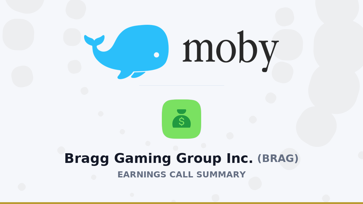Bragg Gaming Group Inc. Q2 2026 Earnings Call Summary