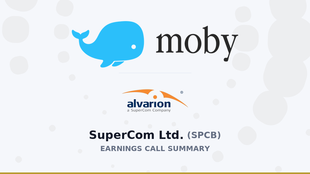 SuperCom Ltd. Q2 2026 Earnings Call Summary