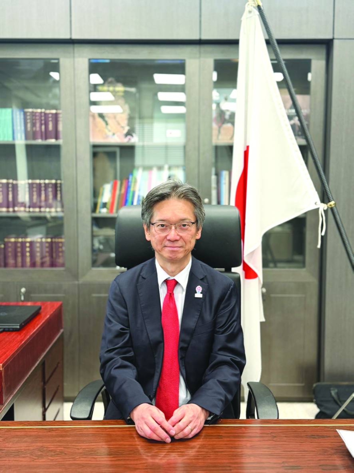 Japan lauds HH the Amir's emphasis on dialogue and diplomacy