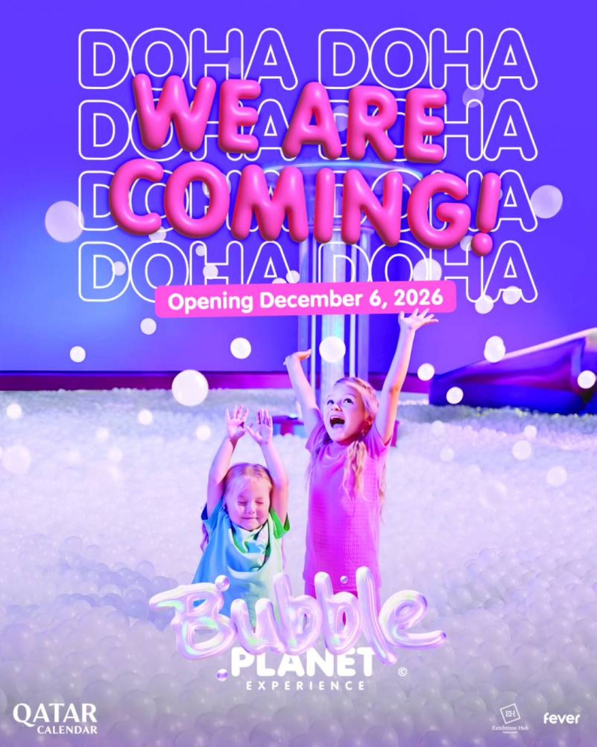 Qatar Calendar announces Bubble Planet immersive experience in Doha