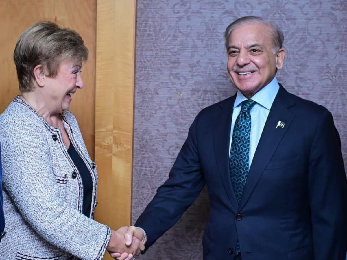 PM says IMF raises no serious concerns over Rs100 fuel subsidy after meeting Georgieva at UNGA