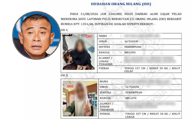 Melaka MRSM Alor Gajah students sought treatment before being found at Central Market