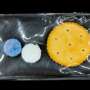 Starch-based sensor changes color to indicate moisture in food packaging