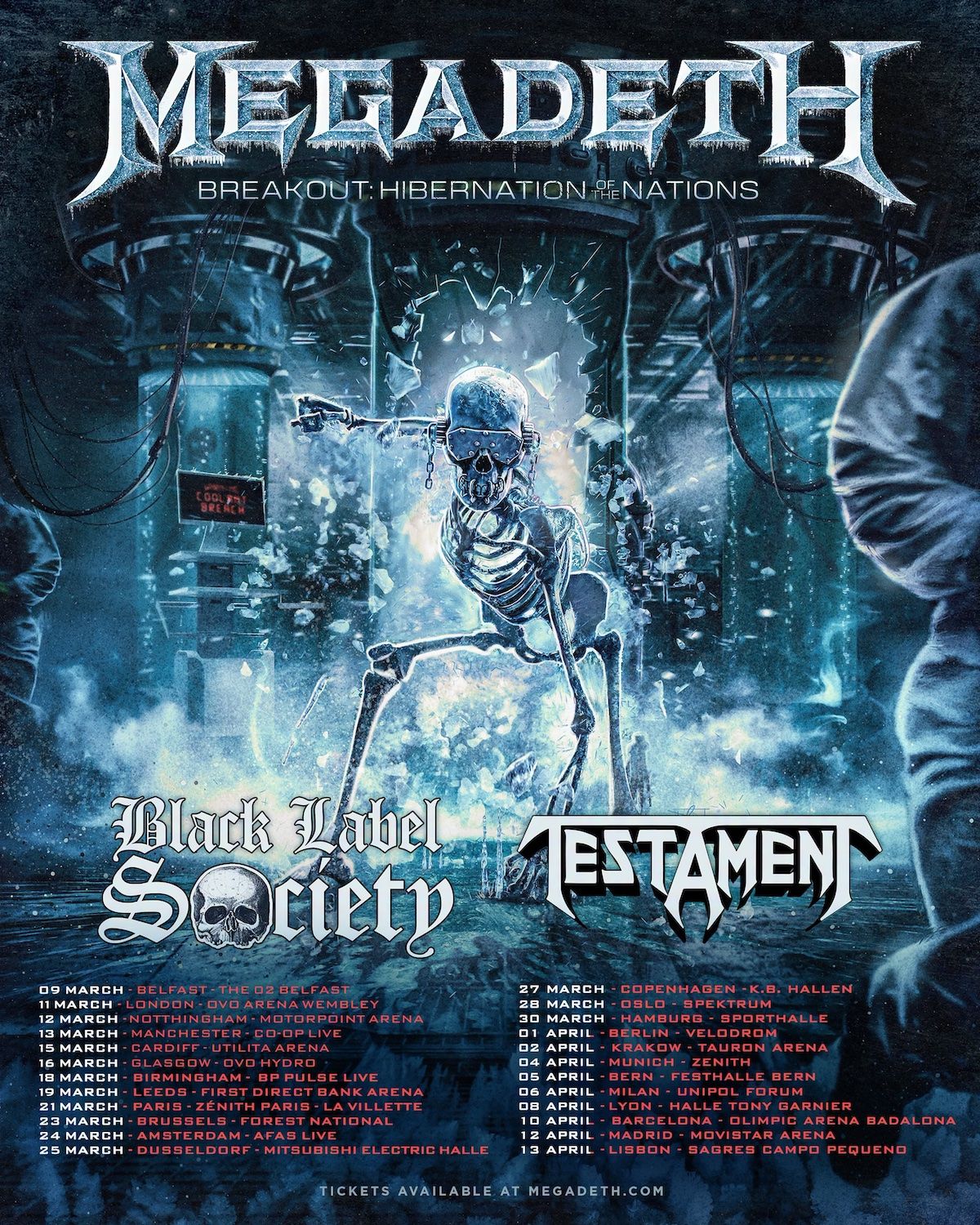 Megadeth Announce Spring 2027 UK/European Leg of Farewell Tour
