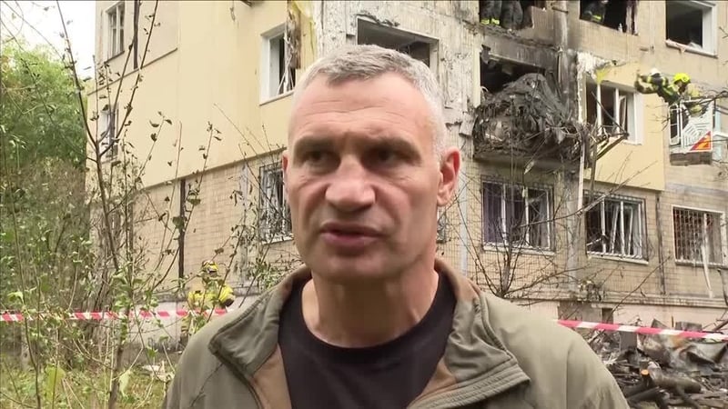 Two dead as Kyiv hit with fresh Russian strikes - mayor