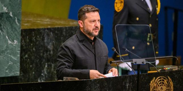 At the UN General Assembly, Volodymyr Zelensky defends strikes on Russia as necessary 'not to die'