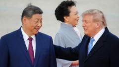 Trump offers warm welcome as China's Xi arrives for US visit
