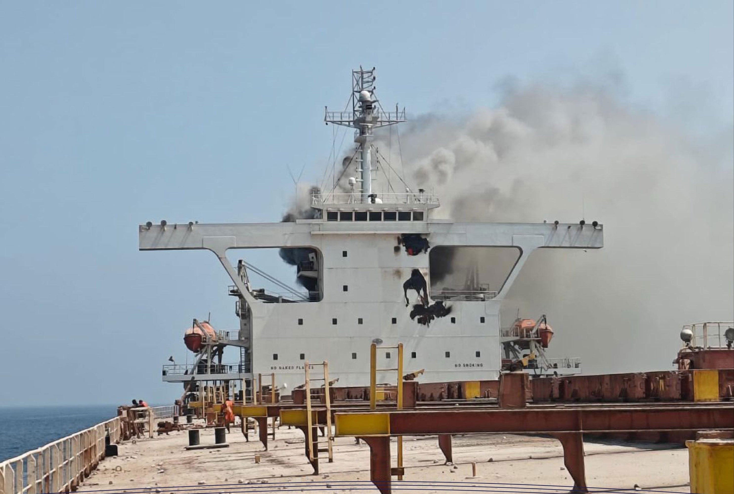 Indian sailor killed as two torpedoes hit merchant ship off Oman