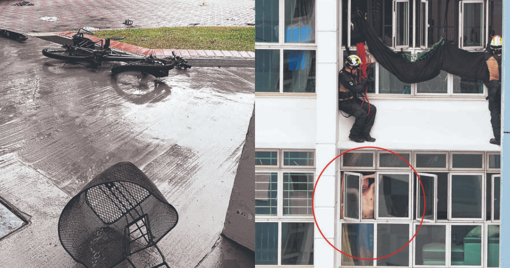 Man, 47, throws bicycle from 20th floor Bukit Batok unit, locks himself at home in 6-hour police standoff