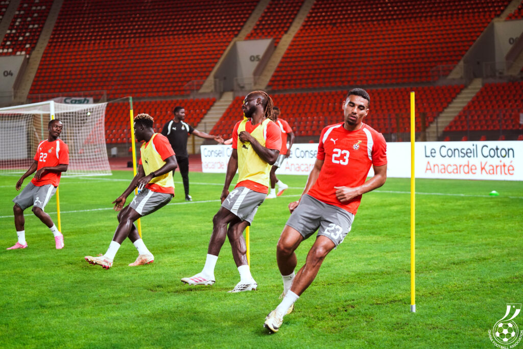 PHOTOS: Black Stars train at Stade de la Paix ahead of Cote d’Ivoire clash