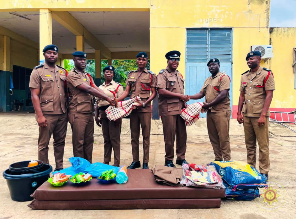 GNFS honours two officers for rescue efforts during Sogakope floods