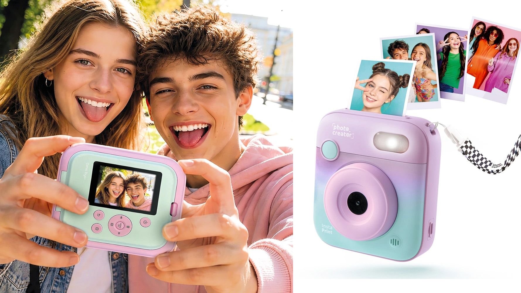 Kids love instant print cameras, but refills are pricey. This new kid camera prints in full color for about 50 cents / 20p each