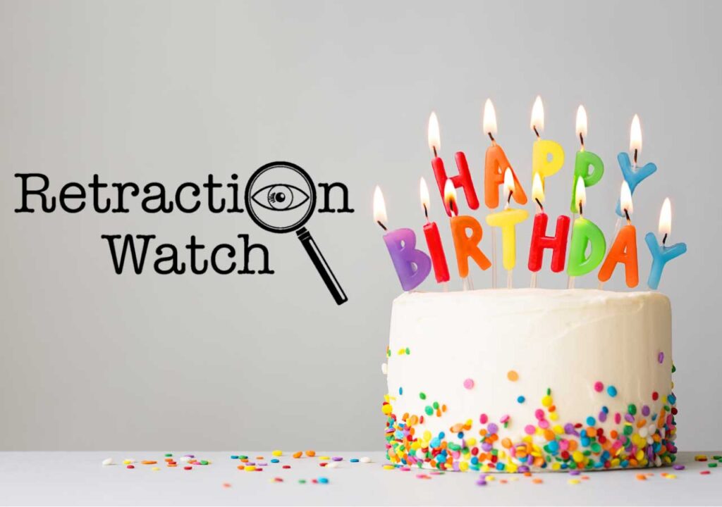 Celebrating Retraction Watch’s 16th birthday, how sweet it is