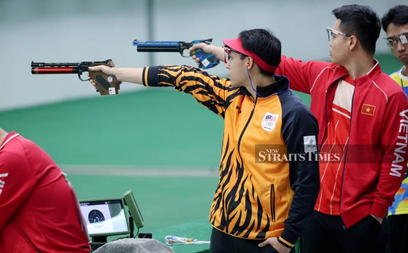 Johnathan crashes out of Asian Games 10m air pistol event