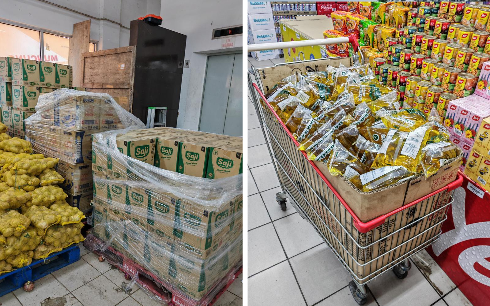 Semenyih supermarket raided over conditions to buy cooking oil packets