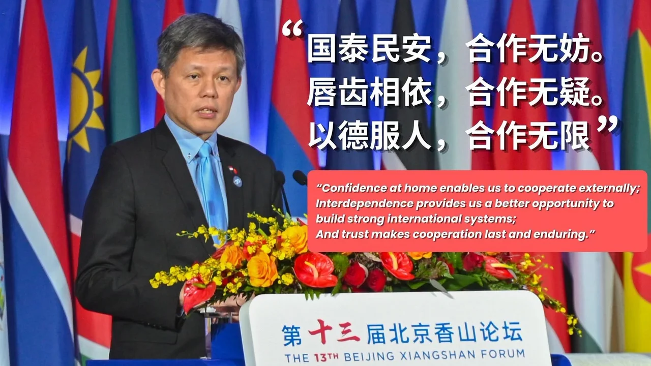 Chinese netizens praise Defence Minister Chan Chun Sing as his 7-minute speech in Mandarin goes viral