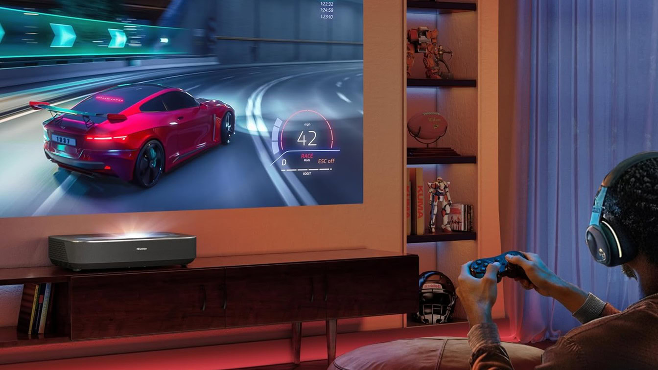 This Hisense ultra-short-throw 4K projector just hit its lowest price ever on Amazon