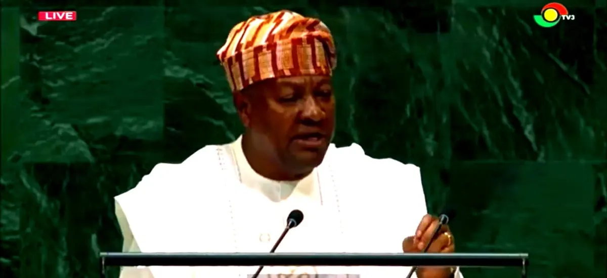 'We came to seek healing, not division' - Prez Mahama justifies call for reparations at 81st UNGA