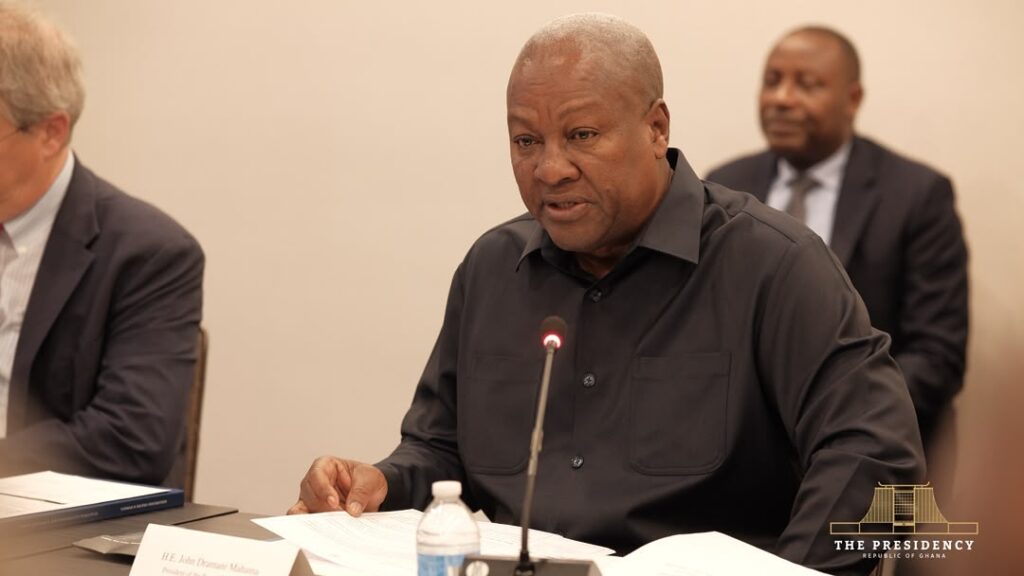 Mahama unveils new deal with global philanthropy