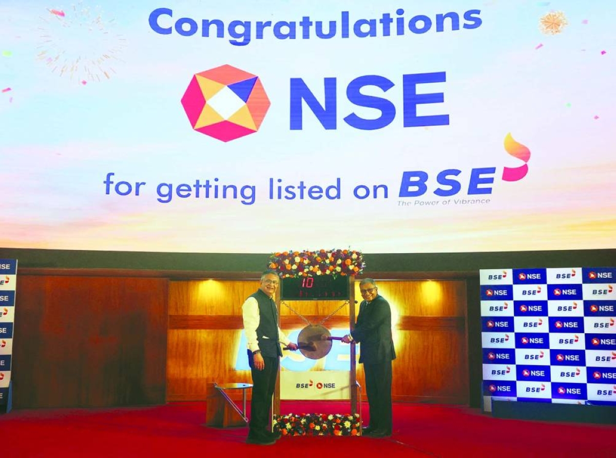 India's biggest stock exchange has quiet debut after mega IPO