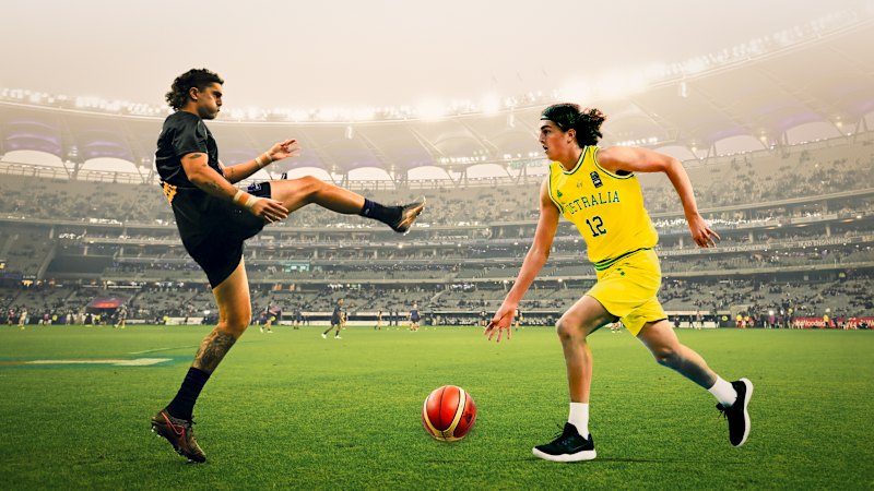 ‘Who’s this bloke with no teeth?’ The raw talent who snubbed the NBA to become footy’s unicorn
