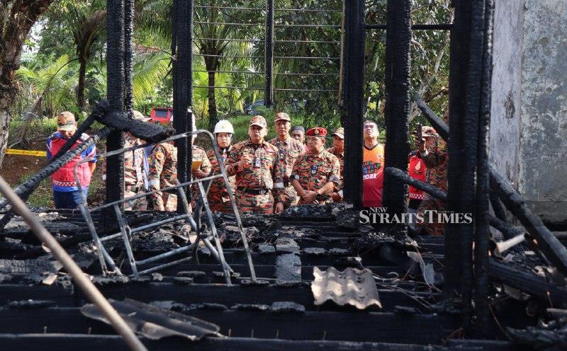 Three family members identified in fatal Muadzam Shah house fire
