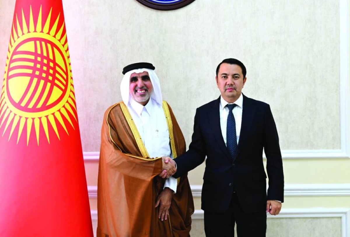 Speaker of the Kyrgyzstan's Supreme Council meets Qatar's ambassador