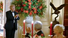 Why Trump gave Xi an ornate bald eagle statue at the state dinner