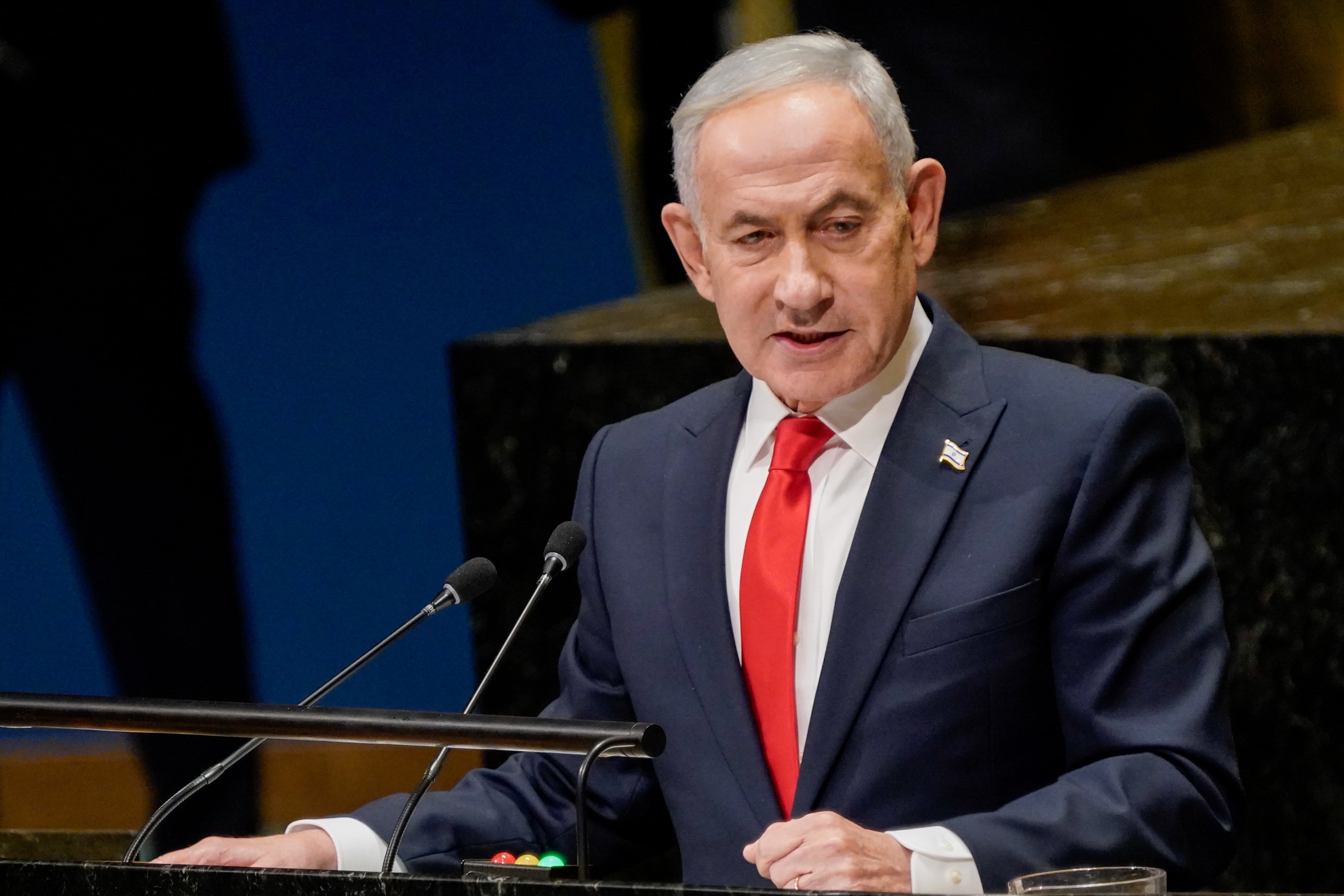 Live updates: Delegates walk out as Netanyahu delivers speech