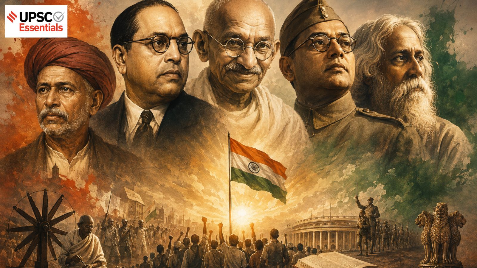 Independence Day 2026 : 5 faces of India’s freedom struggle UPSC keeps returning to in mains exam