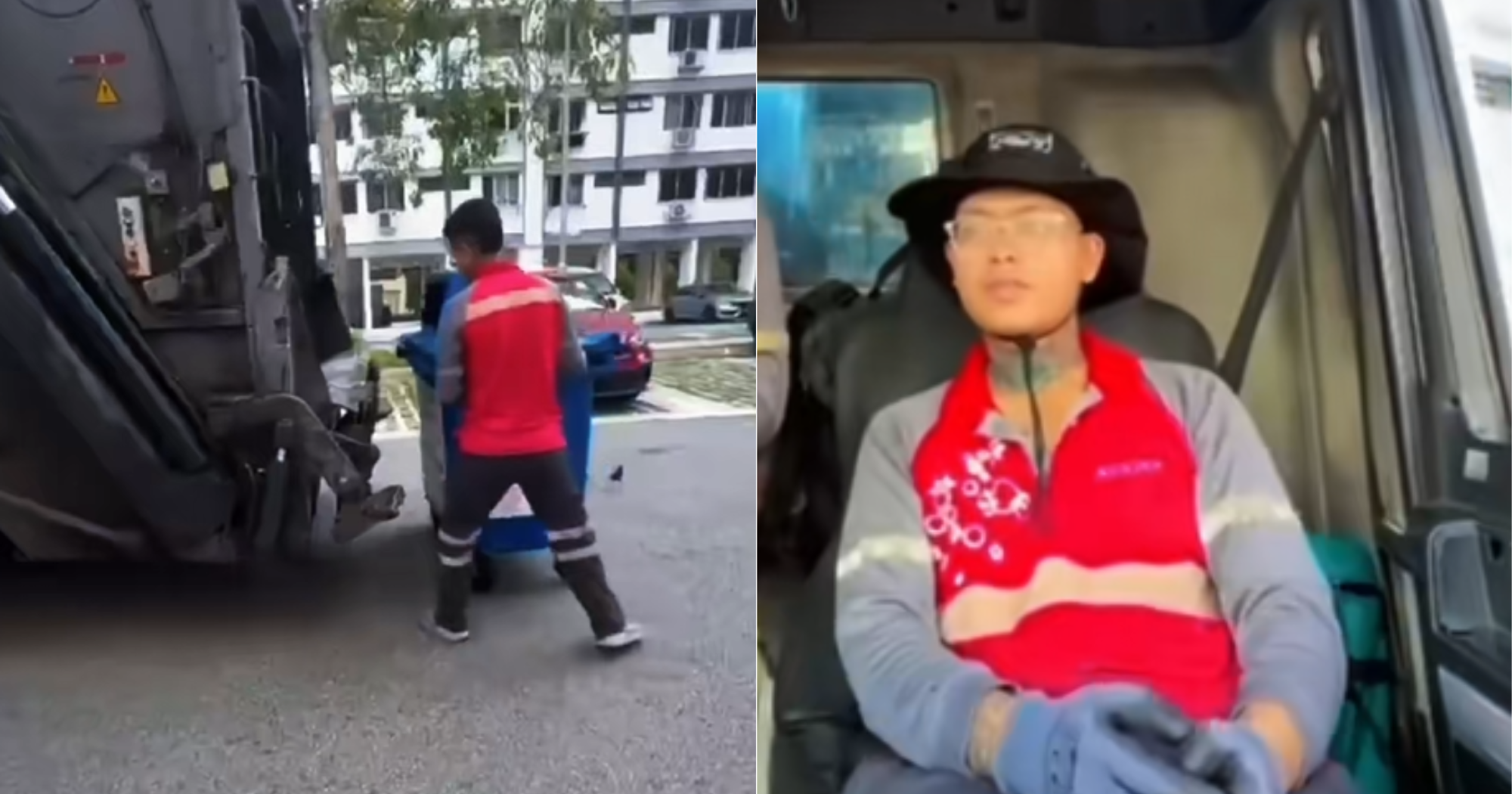 ITE drop-out, 22, works as waste collector, says doesn't matter what people think as it's an honest living