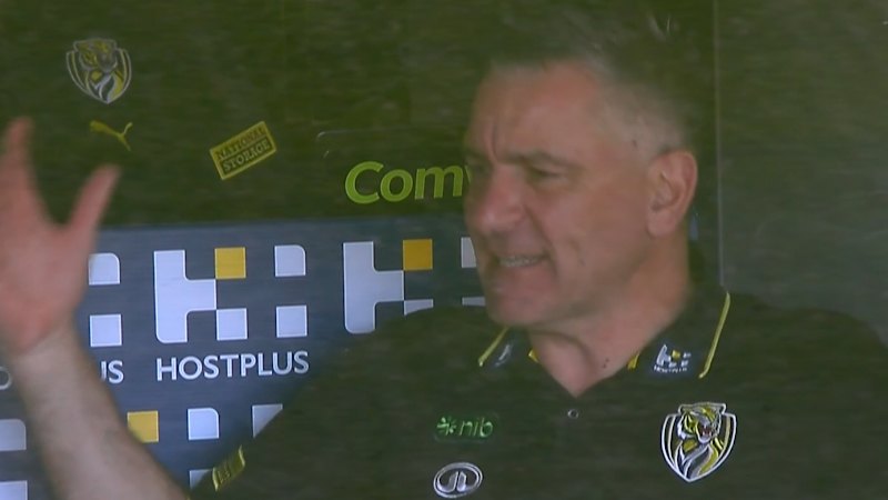 Yze fuming in box during Tigers' defeat