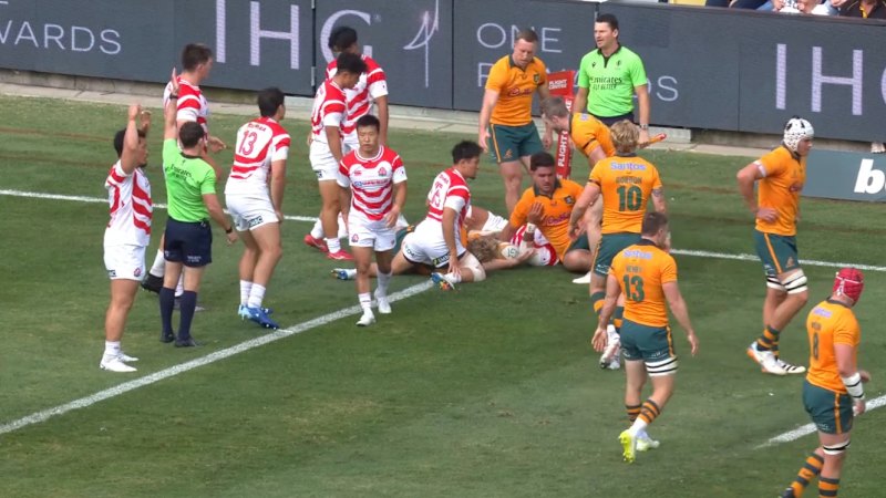 Stunning start for Wallabies as Nasser scores
