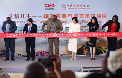 China-Kenya art exhibition opens at Nairobi National Museum