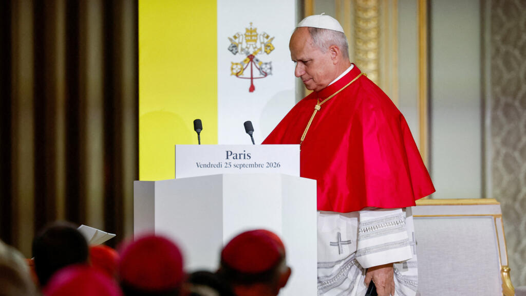 Live: Pope Leo XIV uses Élysée speech to warn of a 'paradise of machines'