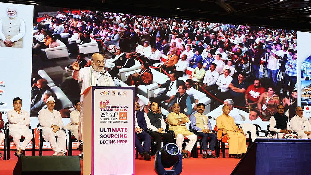 Amit Shah Highlights UP Industrial Transformation, Defence Corridor & Investment Growth At UPITS 2026