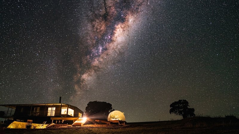 Even clouds couldn’t dampen the wonder of this luxe stargazing retreat
