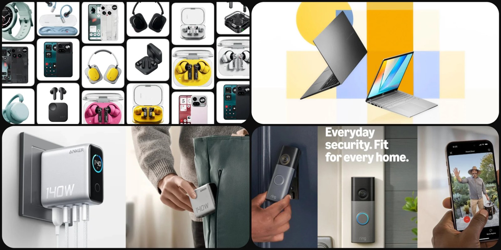 Deals: Nothing Ear (3a) $79, Anker smart display charger, Ring Battery Doorbell $40, Z Fold 8 $250 off, Copilot PCs, more