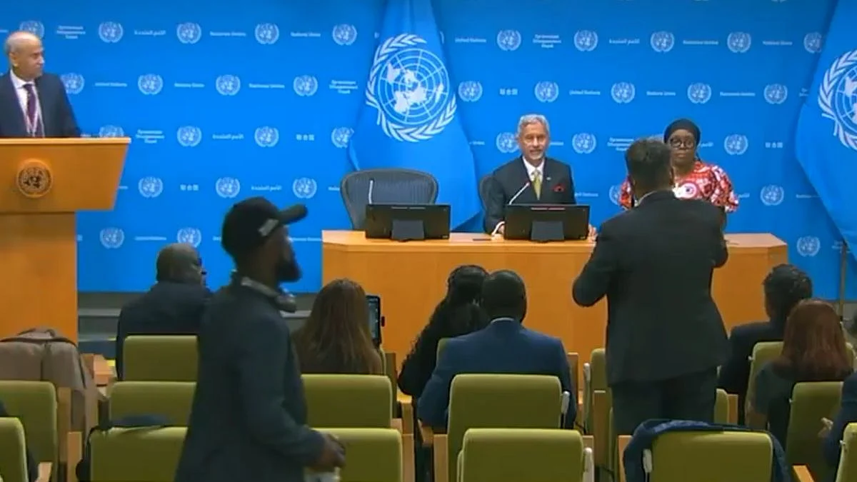 ‘A Terrorist Country Is Asking Me That Question?’ Jaishankar Hits Back At Pakistani Journalist At UNGA | VIDEO