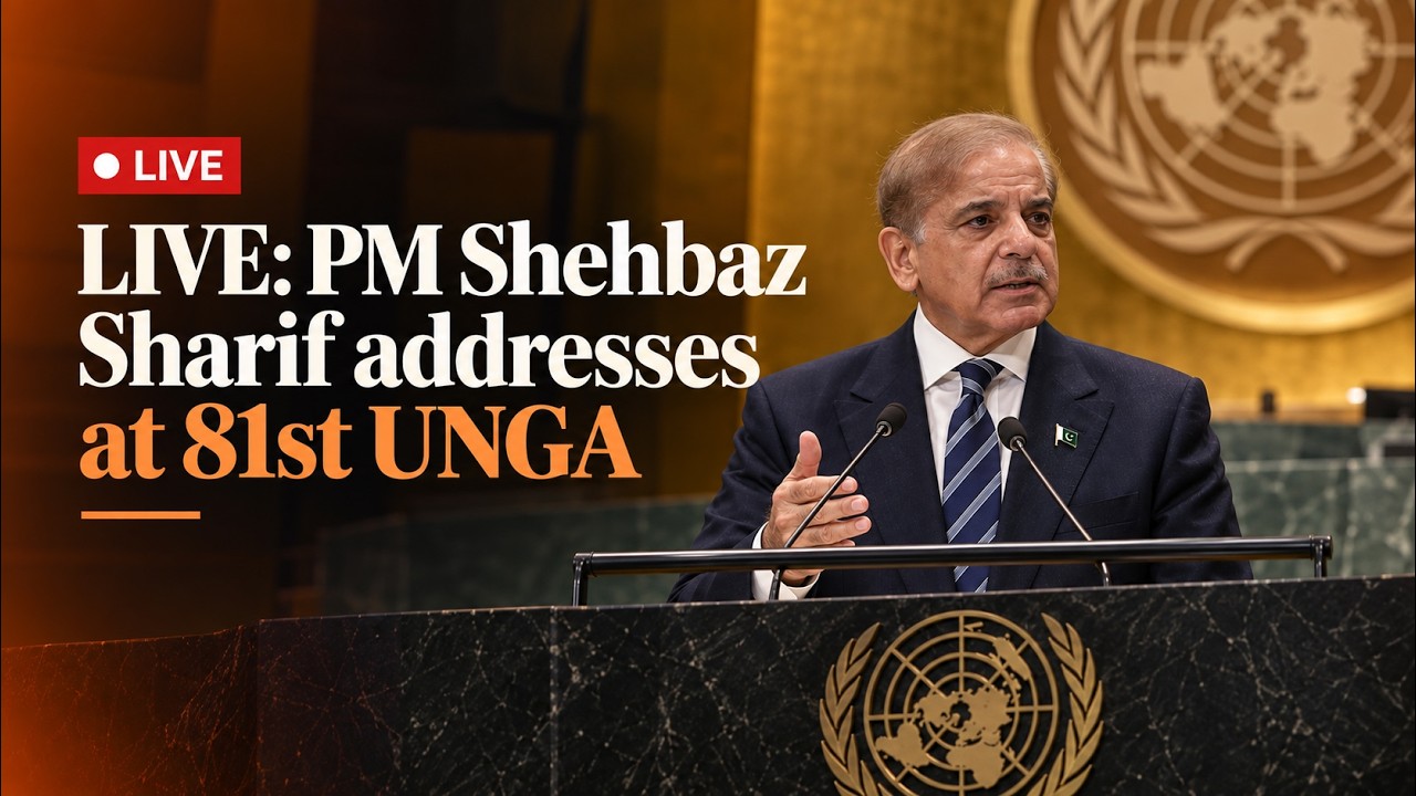 PM Shehbaz is addressing 81st UNGA session