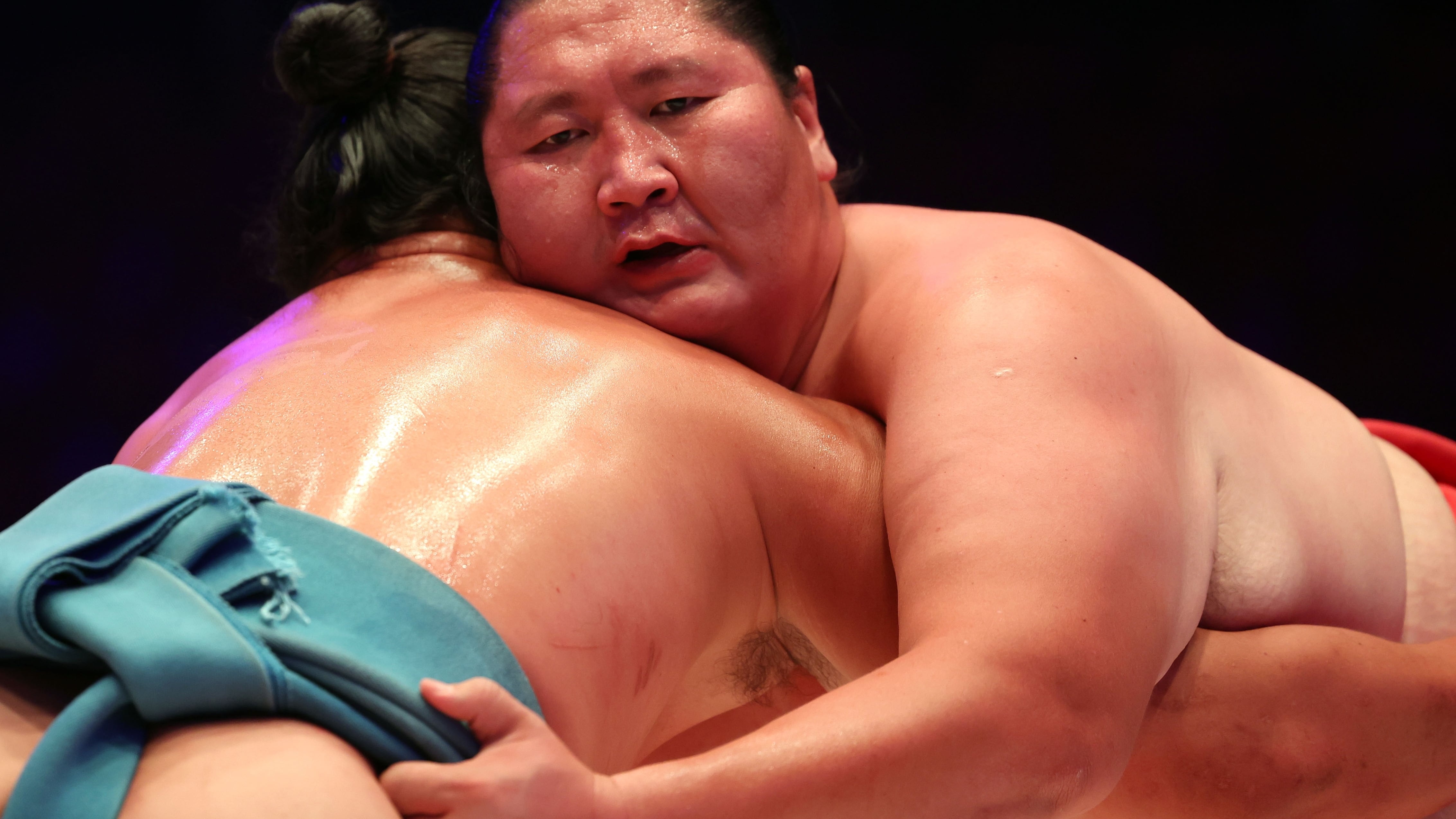 Gripping stuff! Sumo's 250kg wrestlers are big in Japan - and now they're making their debut in the UAE