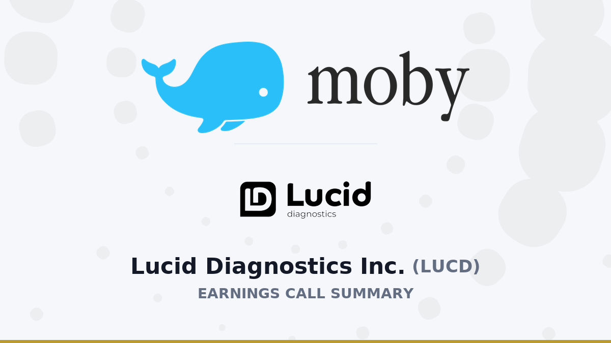 Lucid Diagnostics Inc. Q2 2026 Earnings Call Summary
