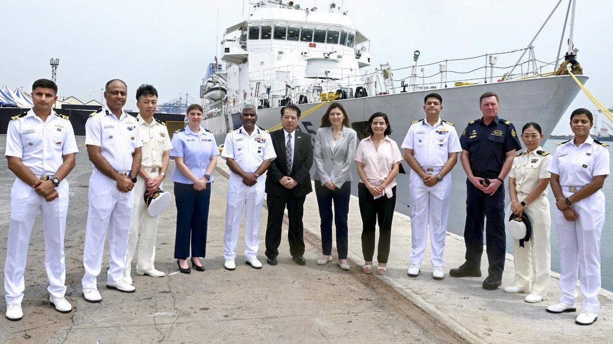 ICG ship Shaunak sails for Australia with QUAD officers onboard