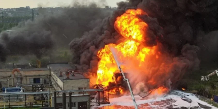 Drone strikes shut down Perm oil refinery