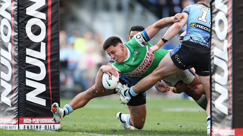 Trindall injured as Raiders bump Sharks out of NRL’s top four