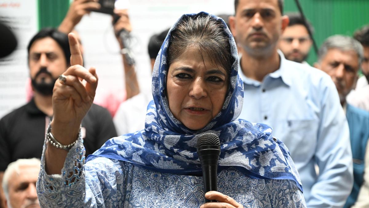 Mehbooba asks Centre to reflect if India has lived up to Constitution’s vision